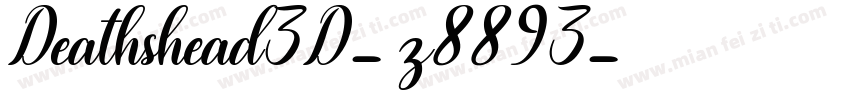 Deathshead3D-z8893字体转换