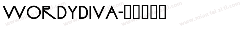 WordyDiva字体转换