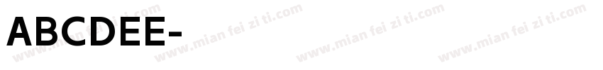 ABCDEE字体转换