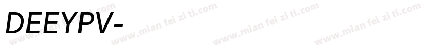 DEEYPV字体转换