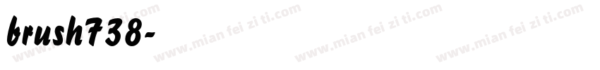brush738字体转换