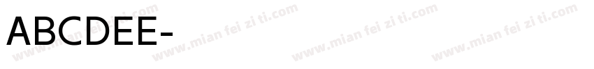 ABCDEE字体转换