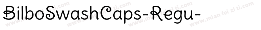 BilboSwashCaps-Regu字体转换