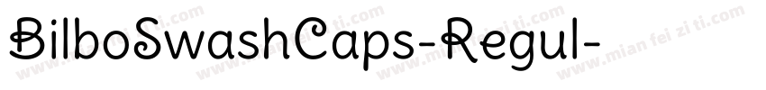 BilboSwashCaps-Regul字体转换