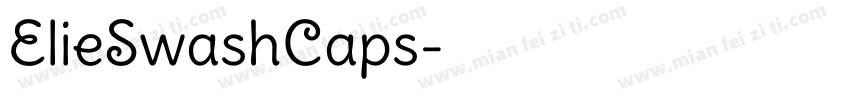 ElieSwashCaps字体转换