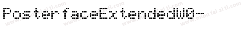 PosterfaceExtendedW0字体转换