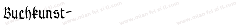 Buchkunst字体转换