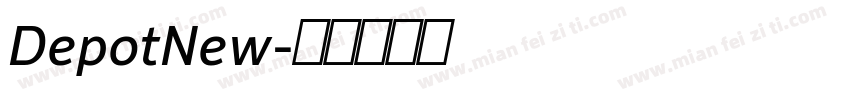 DepotNew字体转换