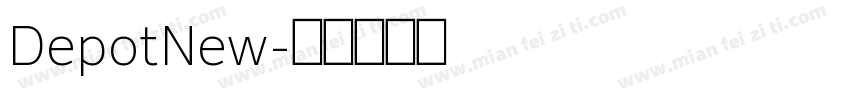 DepotNew字体转换