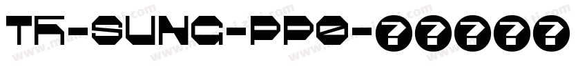TH-Sung-PP0字体转换