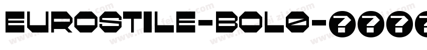 eurostile-bol0字体转换