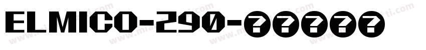 Elmico-z90字体转换