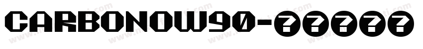 carbonoW90字体转换