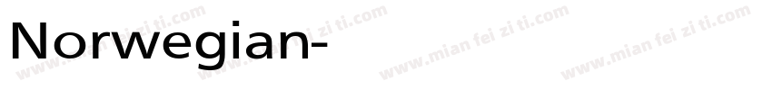Norwegian字体转换