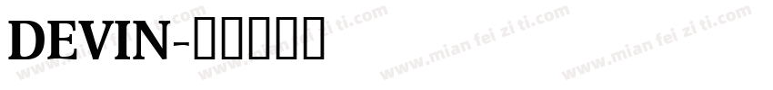 DEVIN字体转换