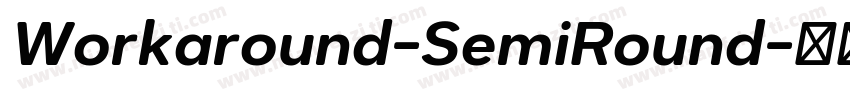 Workaround-SemiRound字体转换