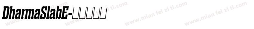 DharmaSlabE字体转换