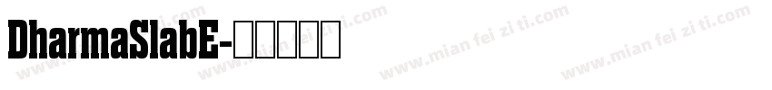 DharmaSlabE字体转换