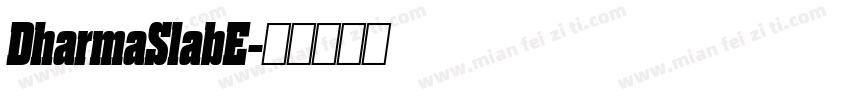 DharmaSlabE字体转换