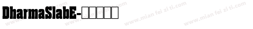 DharmaSlabE字体转换