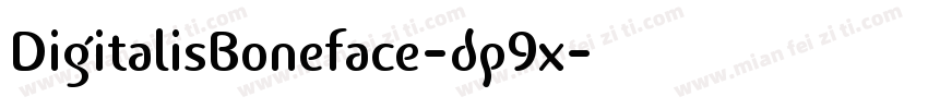DigitalisBoneface-dp9x字体转换