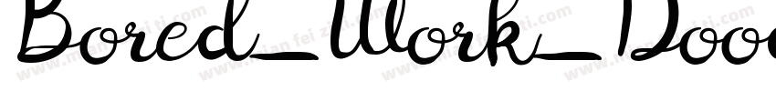 Bored_Work_Doodles字体转换