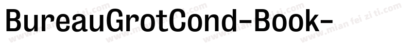 BureauGrotCond-Book字体转换