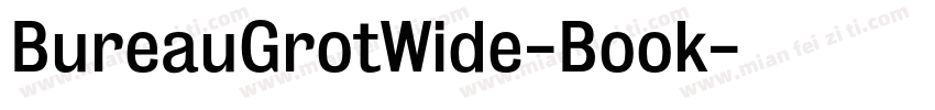 BureauGrotWide-Book字体转换