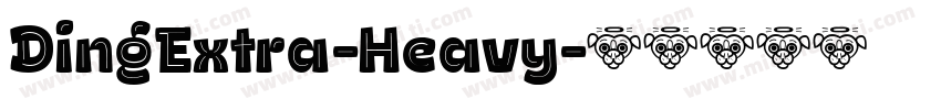DingExtra-Heavy字体转换