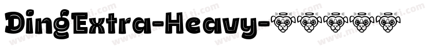 DingExtra-Heavy字体转换