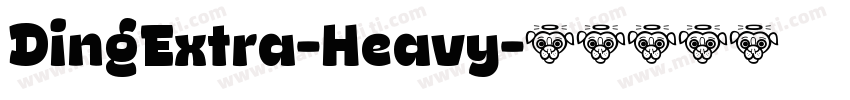 DingExtra-Heavy字体转换