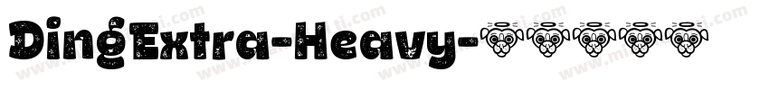 DingExtra-Heavy字体转换
