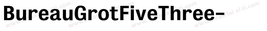 BureauGrotFiveThree字体转换