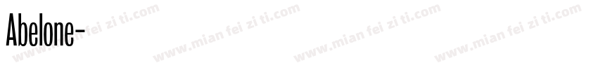 Abelone字体转换