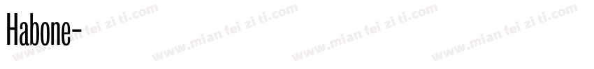 Habone字体转换