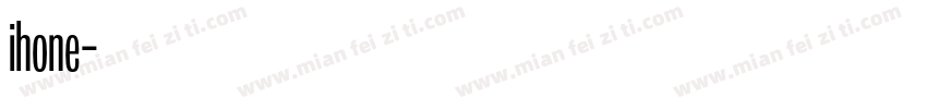 ihone字体转换