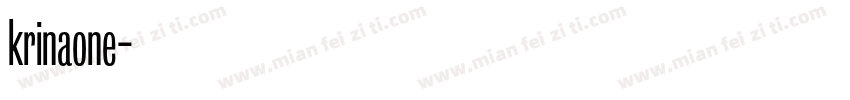 krinaone字体转换