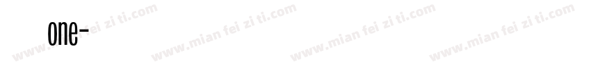 波塔one字体转换