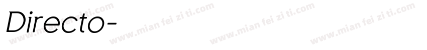 Directo字体转换