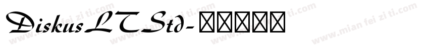 DiskusLTStd字体转换