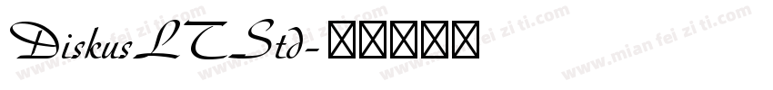 DiskusLTStd字体转换