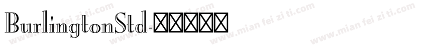BurlingtonStd字体转换