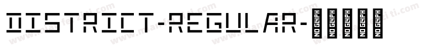 District-Regular字体转换