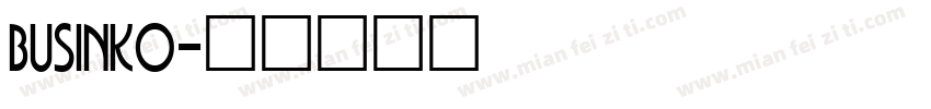 BUSINKO字体转换