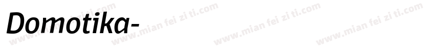 Domotika字体转换