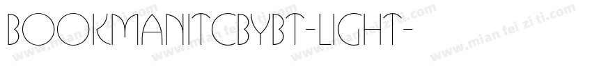 BookmanITCbyBT-Light字体转换