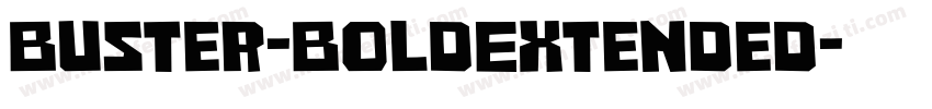 Buster-BoldExtended字体转换