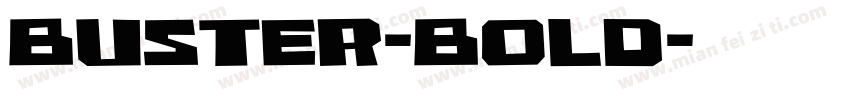 Buster-Bold字体转换