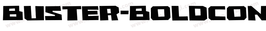 Buster-BoldCondensed字体转换