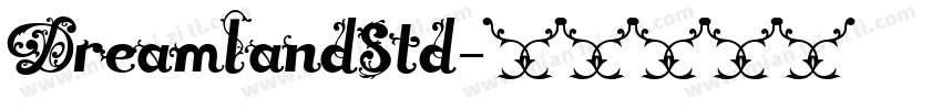 DreamlandStd字体转换